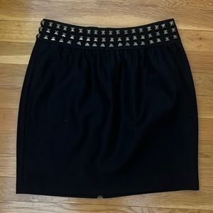 Silence and Noise wool mini skirt